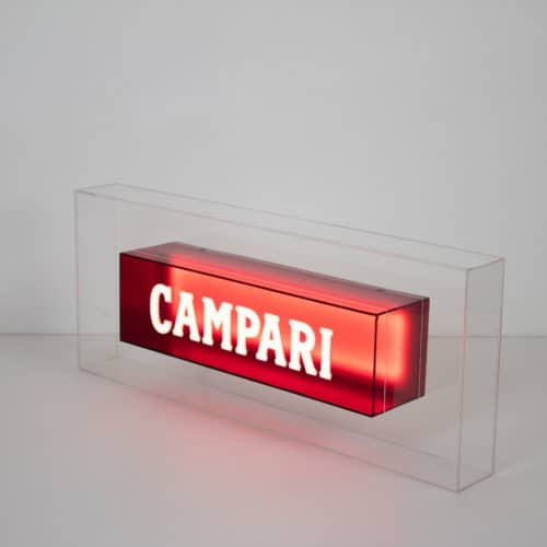 Insegna luminosa Campari