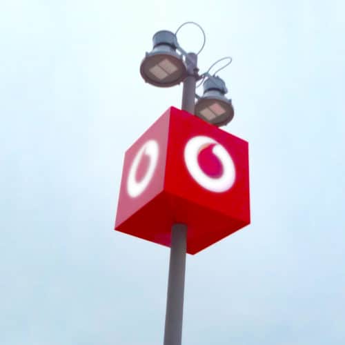 Vodafone sign